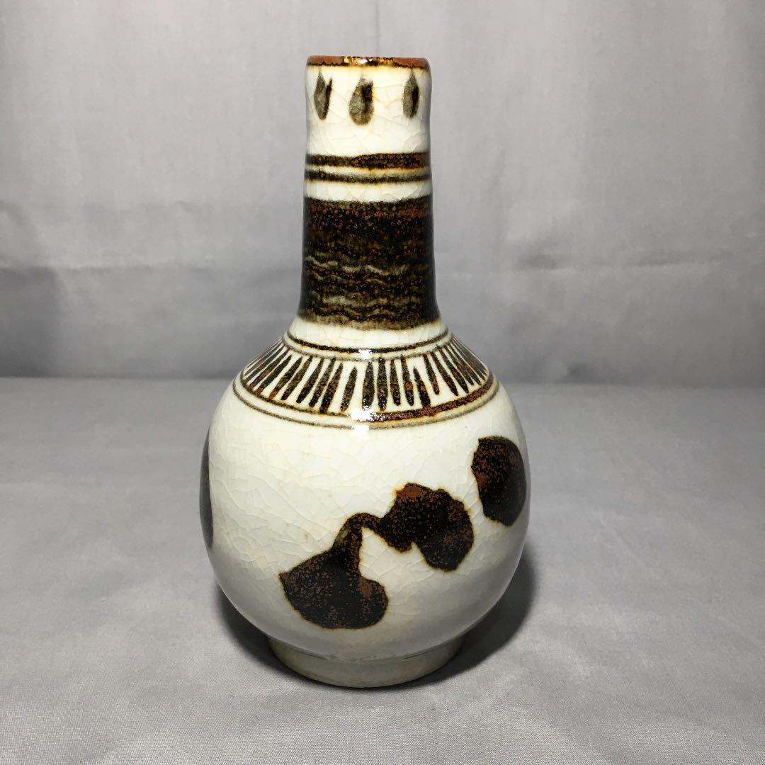 【茶道具】永楽善五郎造 絵高麗徳利 懐石150