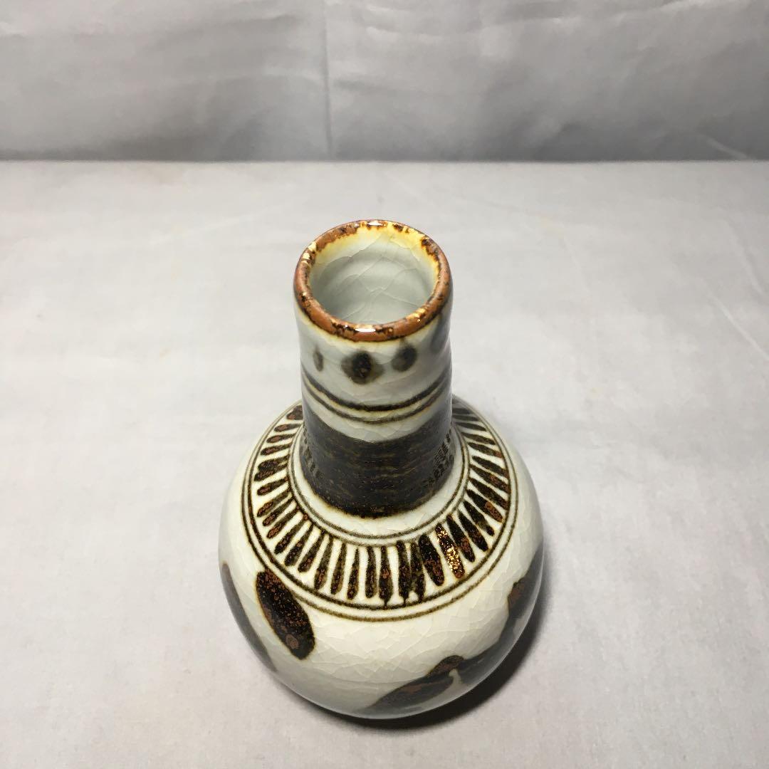 【茶道具】永楽善五郎造 絵高麗徳利 懐石150