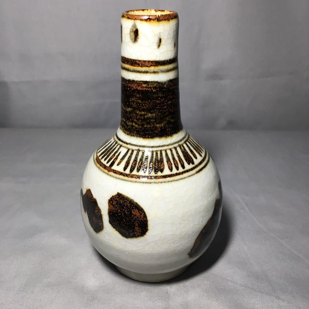 【茶道具】永楽善五郎造 絵高麗徳利 懐石150