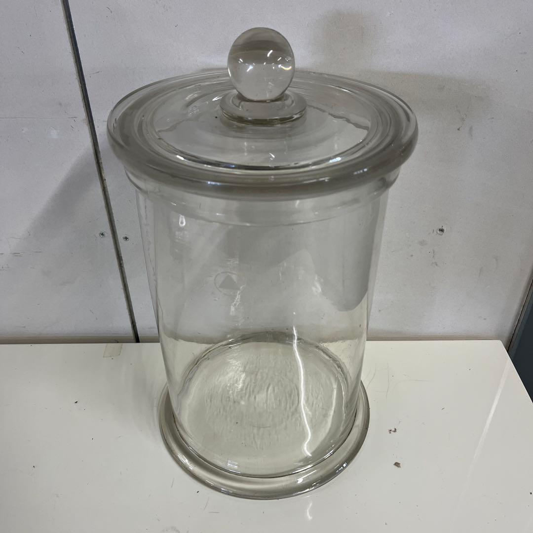 アンティーク 特大 標本瓶 蓋つき ガラス瓶 昭和レトロ 古道具