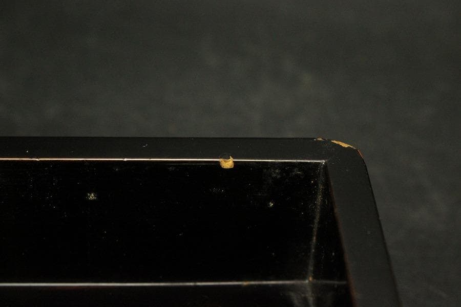 茶道具 漆刻 菓子器 蓋物(ZE570)