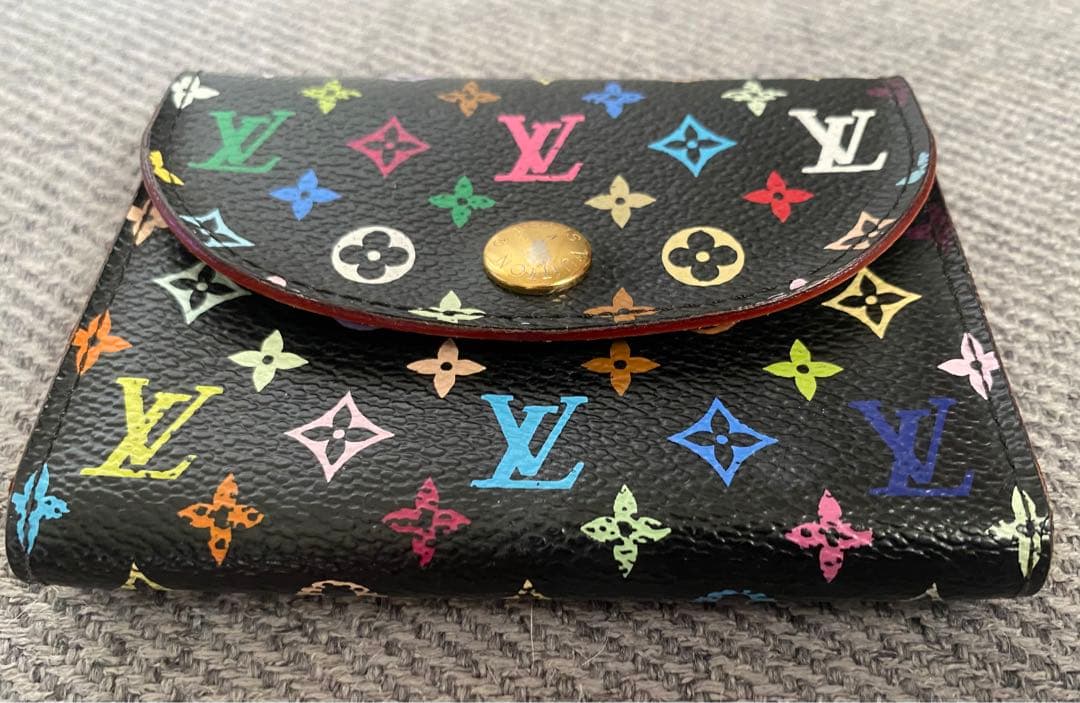 LOUIS VUITTON／ルイヴィトン　マルチカラー　カードケース　財布　美品