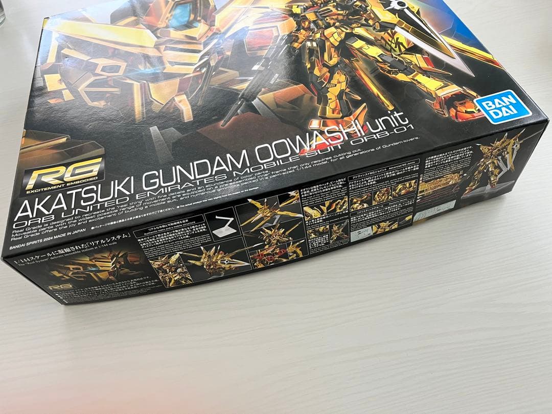 RG AKATSUKI GUNDAM OOWASHI unit ※箱難あり