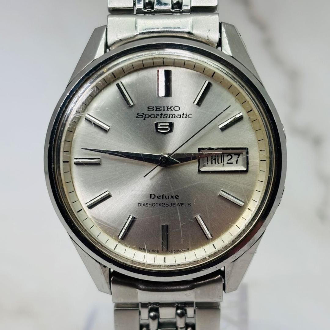 SEIKO スポーツマチック 5 デラックス デイデイト 自動巻 メンズ 腕時計