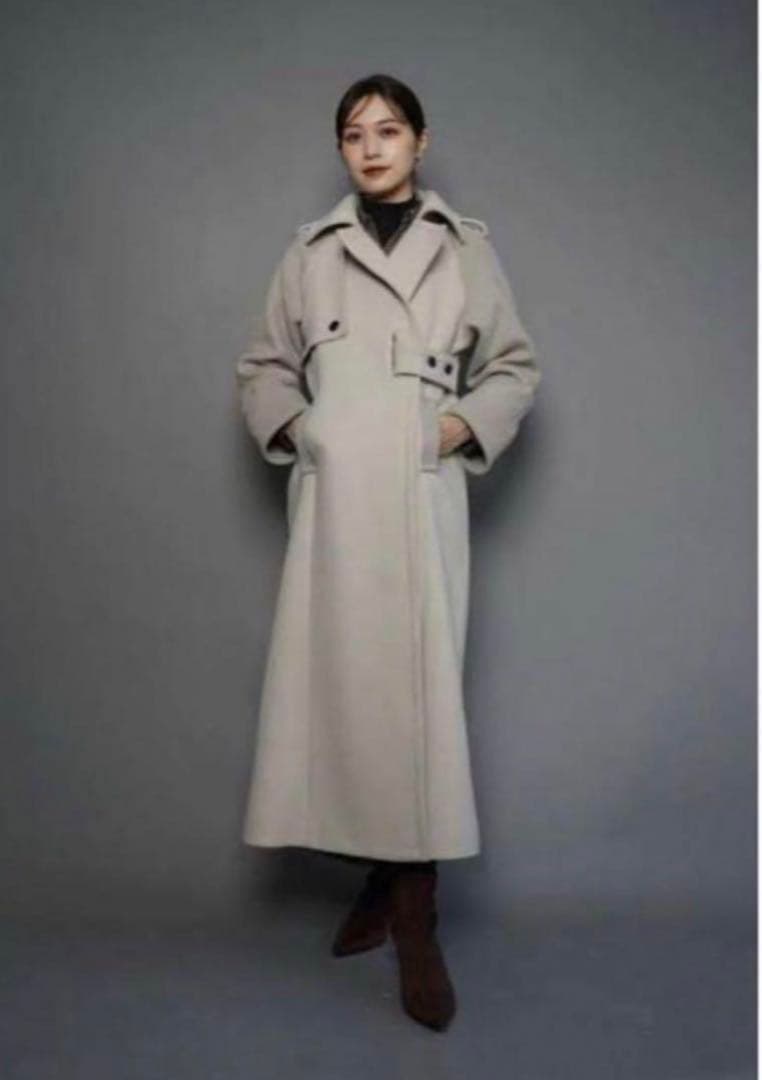 l'or Geelong Wool Long Coat L’or