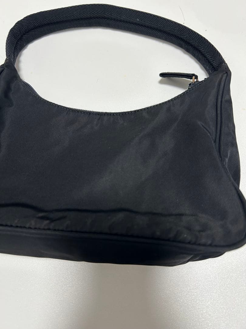 PRADA プラダ ナイロン ハンドバッグ ブラック 三角ロゴ バッグ 正規品