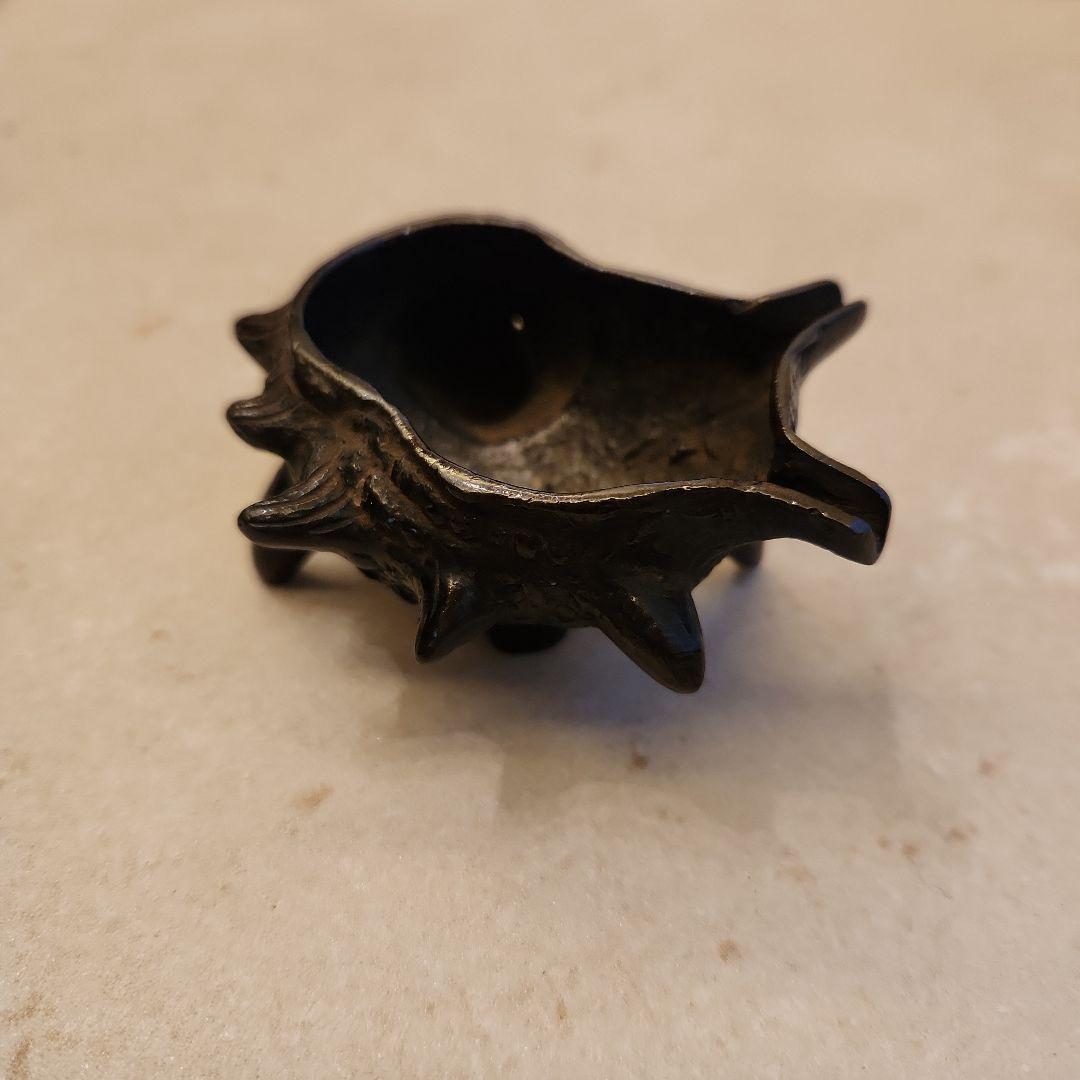 古銅栄螺蓋置 さざえ