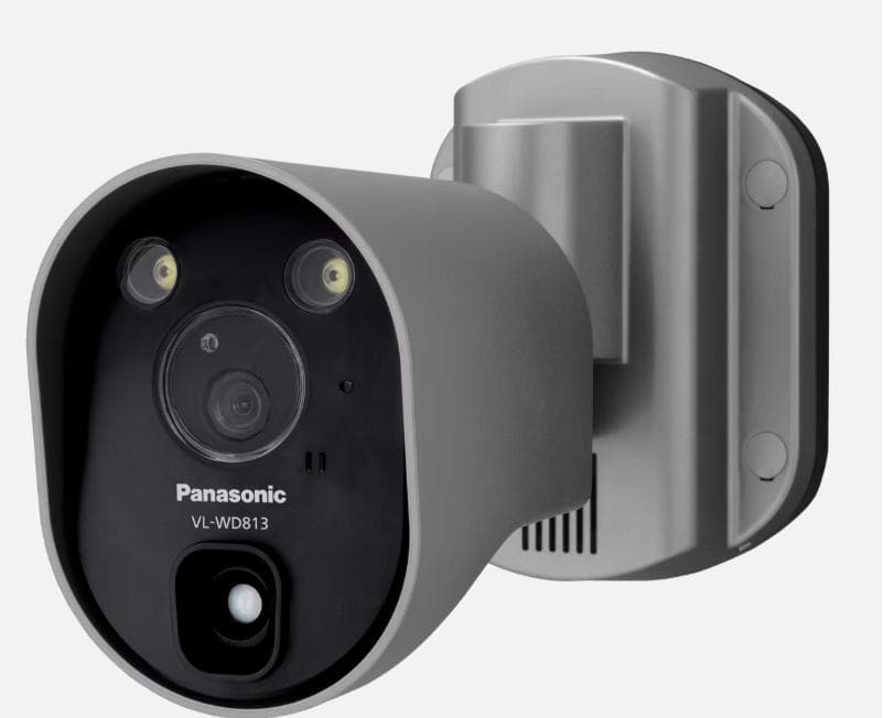 新品Panasonic VL-WD813K 屋外用センサーライト付無線カメラ