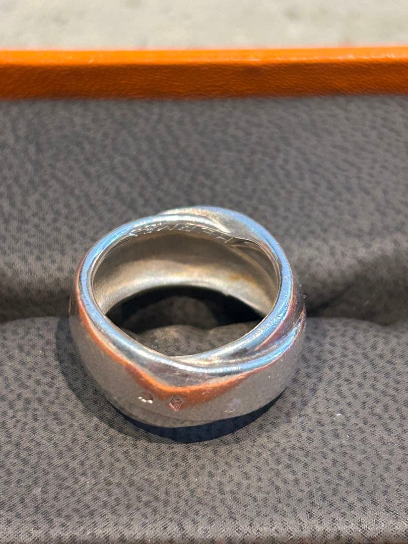 HERMES エルメス ツイスト リング ヴィンテージ925