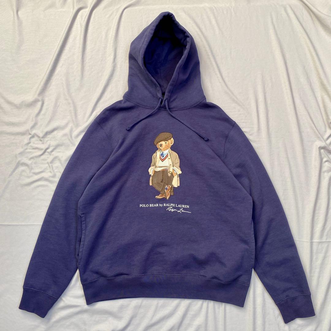 ポロラルフローレン ポロベア パーカー L ネイビー 美品