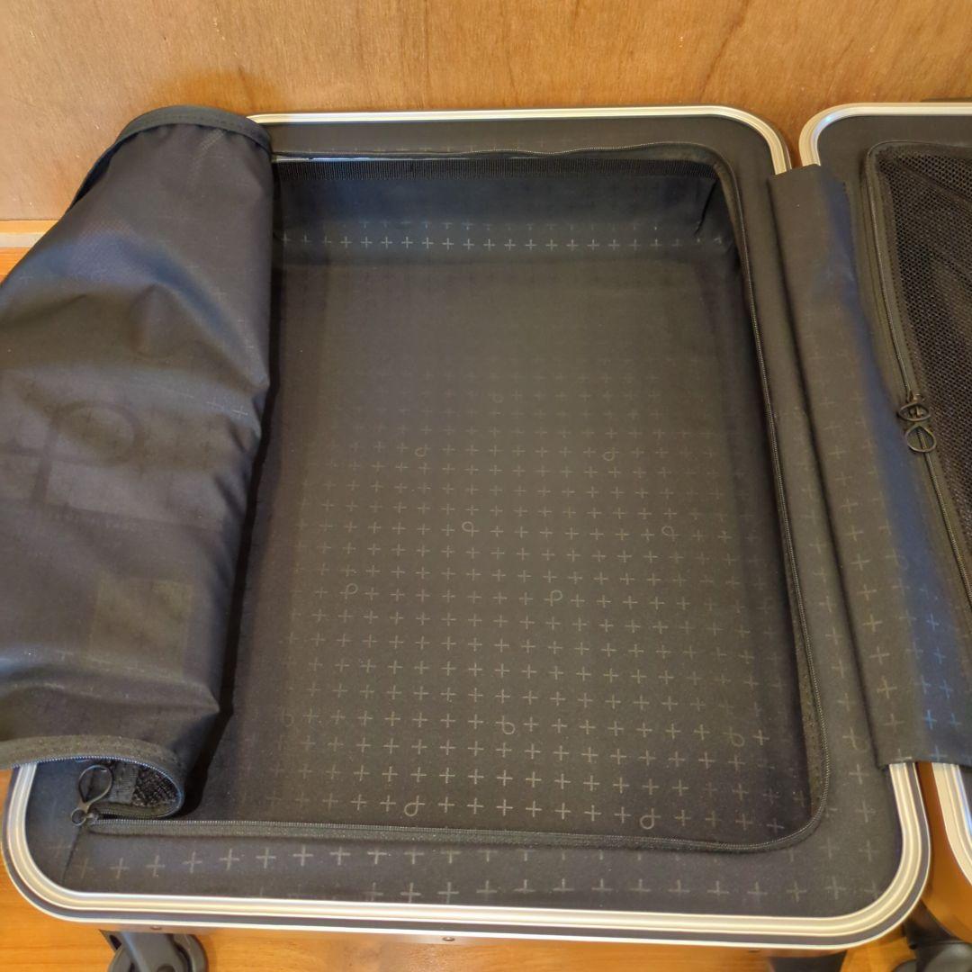 美品◆Protecaプロテカ チェッカー フレーム スーツケース 54L 日本製