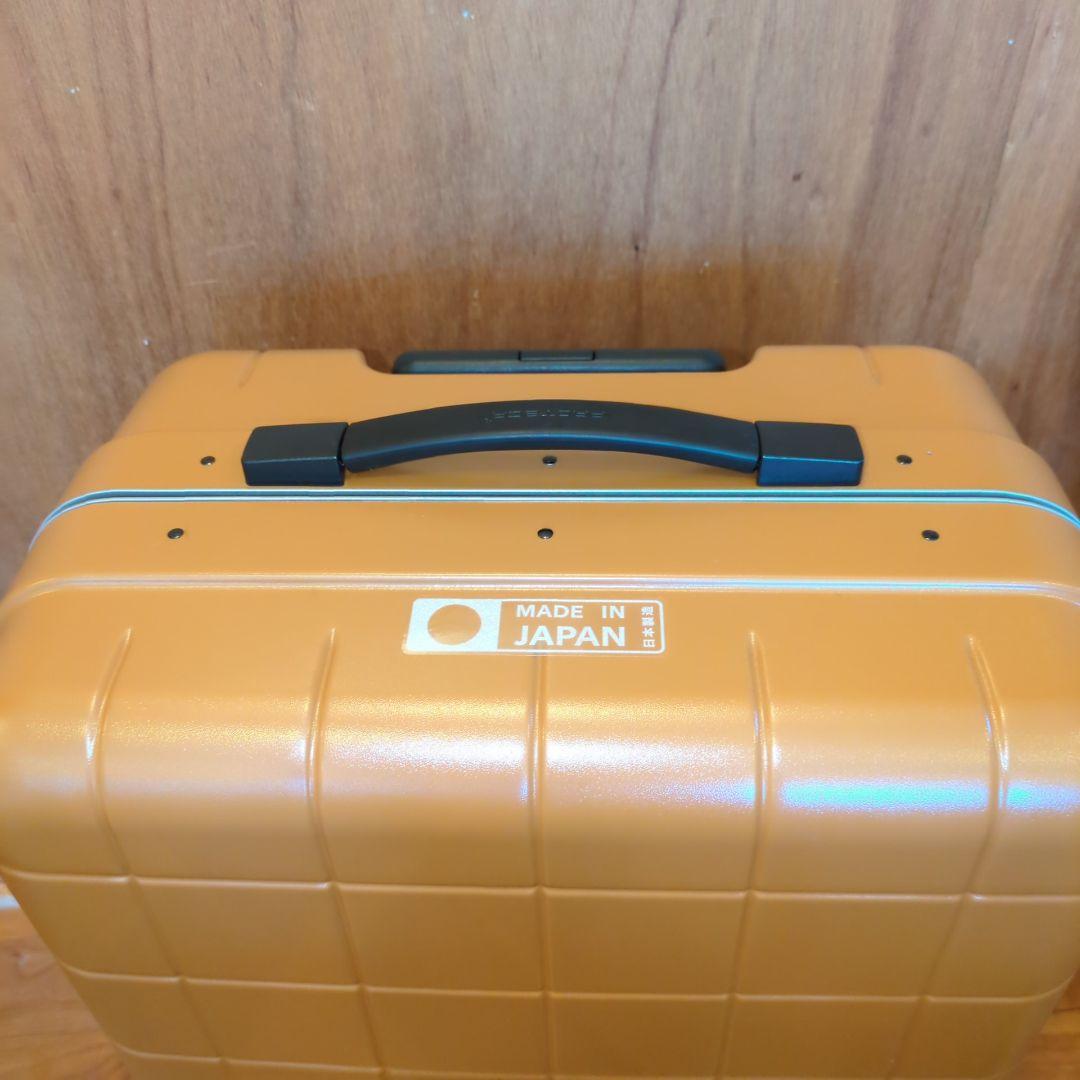 美品◆Protecaプロテカ チェッカー フレーム スーツケース 54L 日本製