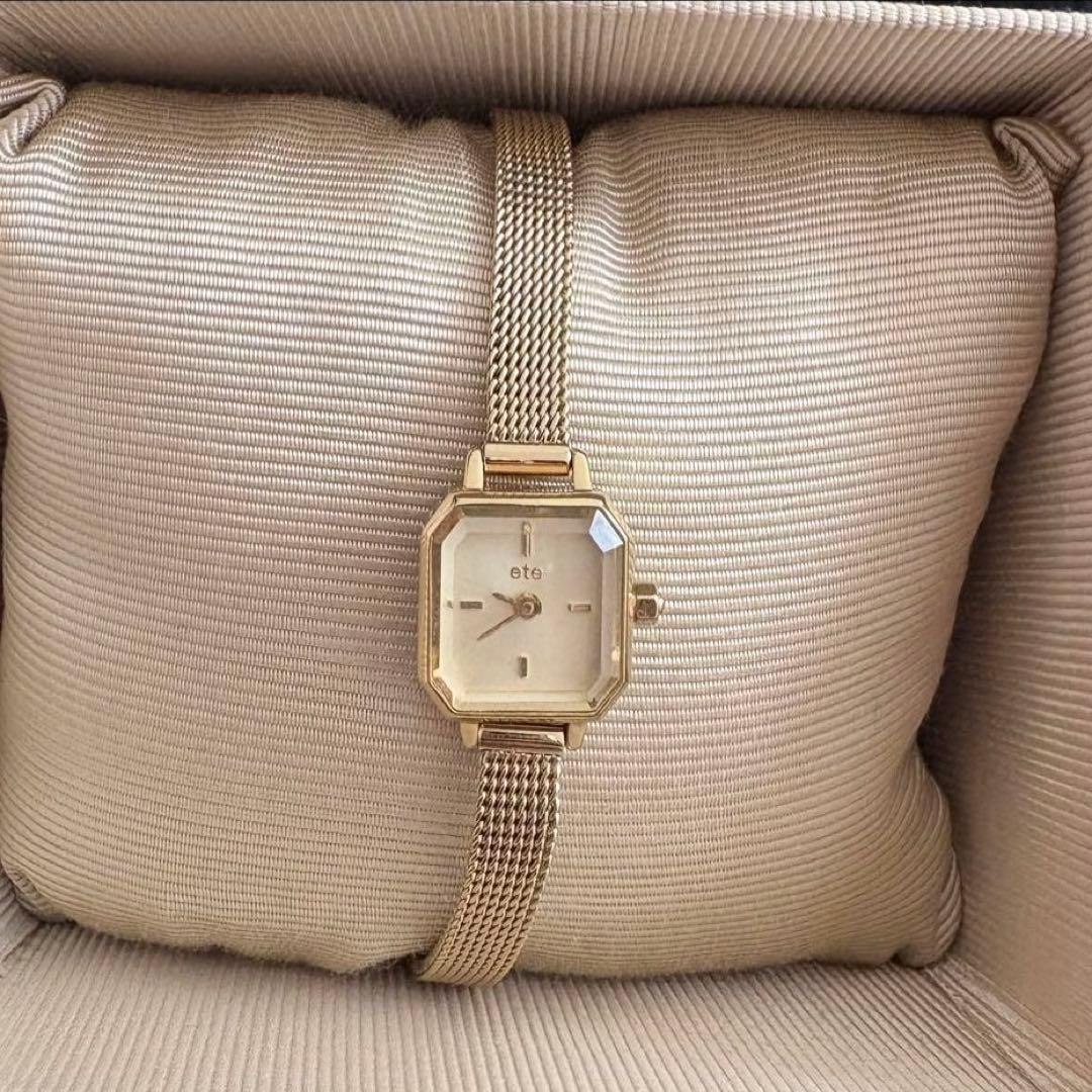 ete 腕時計 ゴールド 電池交換済