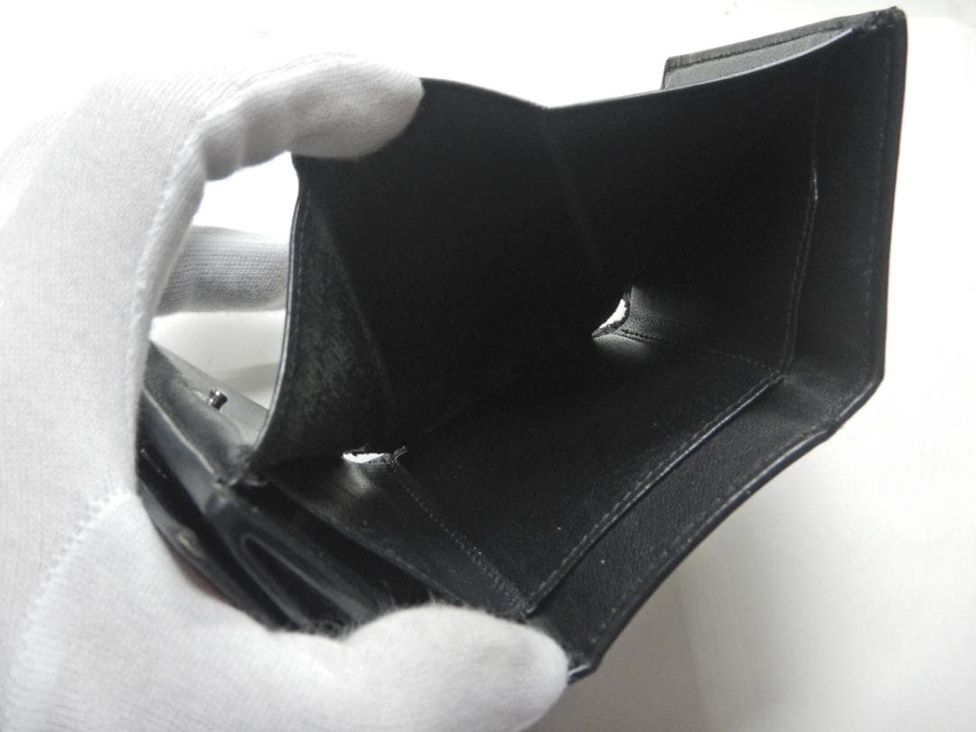 h*☻様 BALENCIAGA バレンシアガ 三つ折り財布 594312 ブラッ