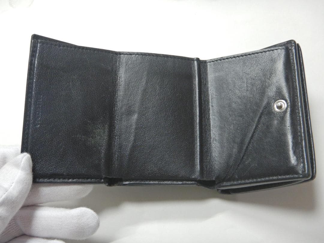 h*☻様 BALENCIAGA バレンシアガ 三つ折り財布 594312 ブラッ