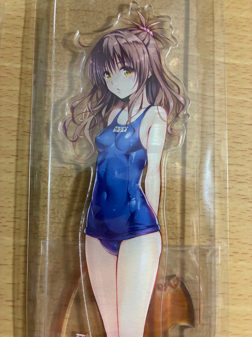 To LOVEる 原画展 アクリルMEGAフィギュア　金色の闇& 結城美柑　2点