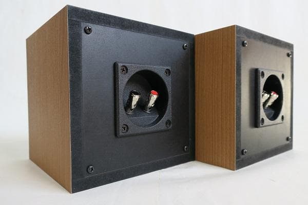 ★キューブJRスピーカー★3インチフルレンジ 高音質 木目調 自作