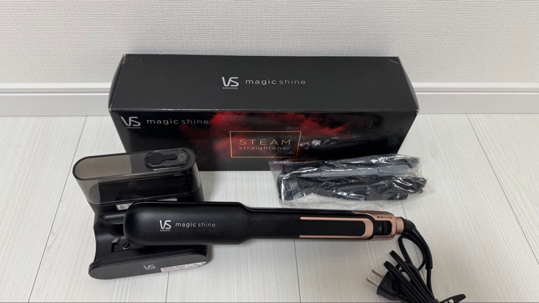 美品VS SASSOON スチームストレートヘアアイロン VSS-9900/KJ