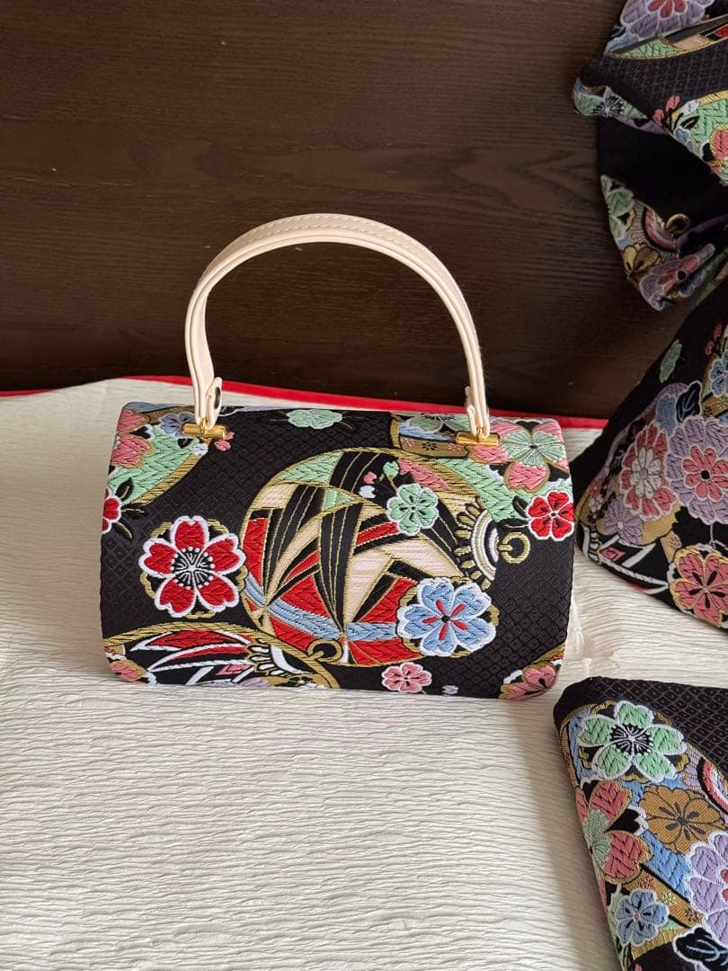 七五三 ７歳　帯　バッグ　草履セット