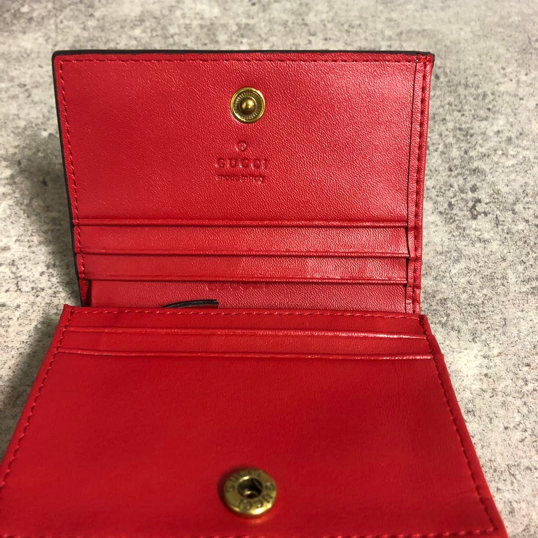 フォロー割■ GUCCI グッチ チェリー 二つ折り財布 さくらんぼ GG