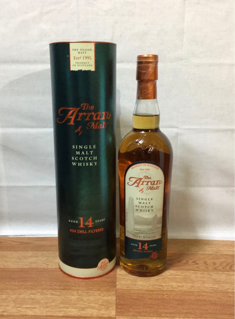 初期ボトル アラン10年 専用グラス付き&アラン14年 終売品 2本セット