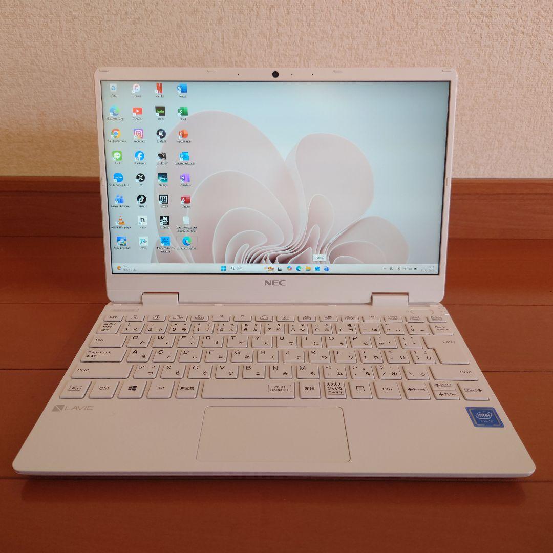 2020年製✨️設定済み✨️コンパクトPC✨️ホワイト✨️NEC LAVIE