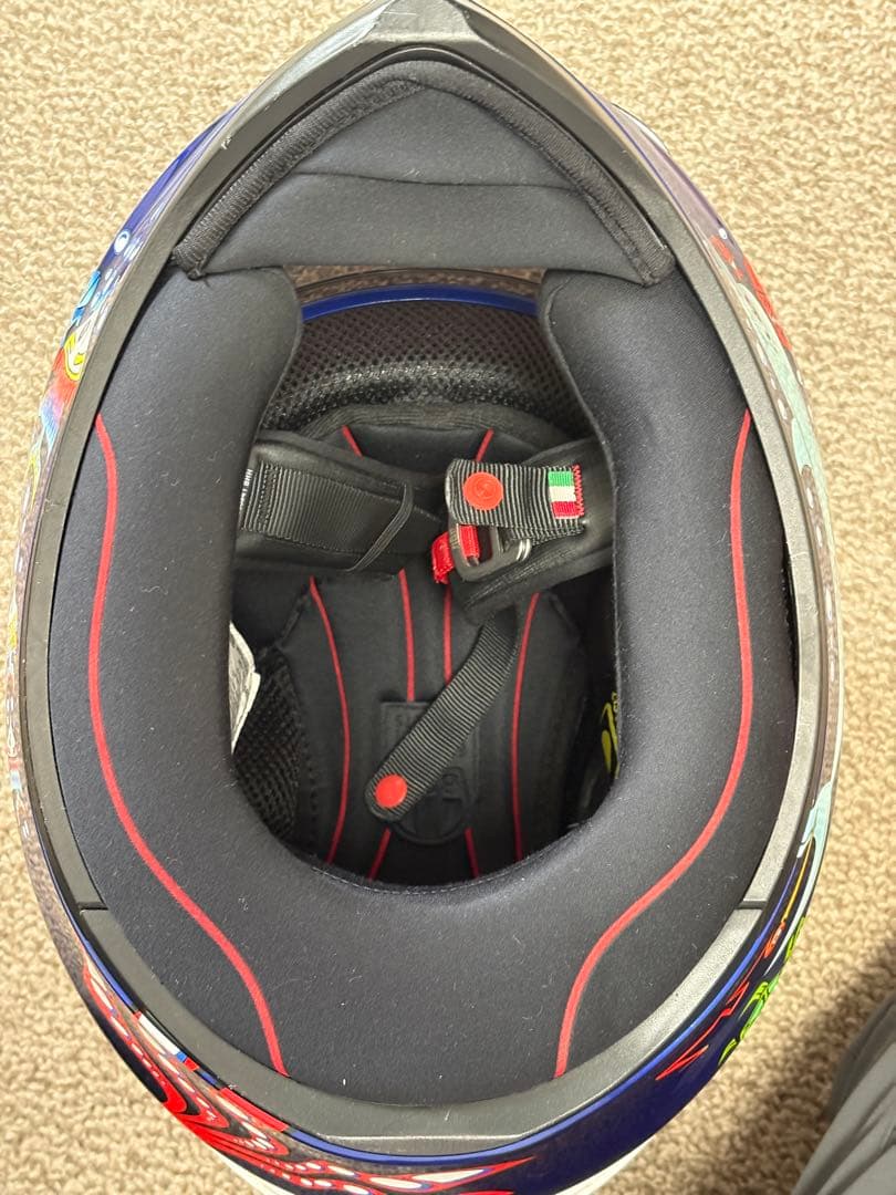 ヘルメット K1 WHITE ZOO CYAN (ホワイト ズー シアン) M