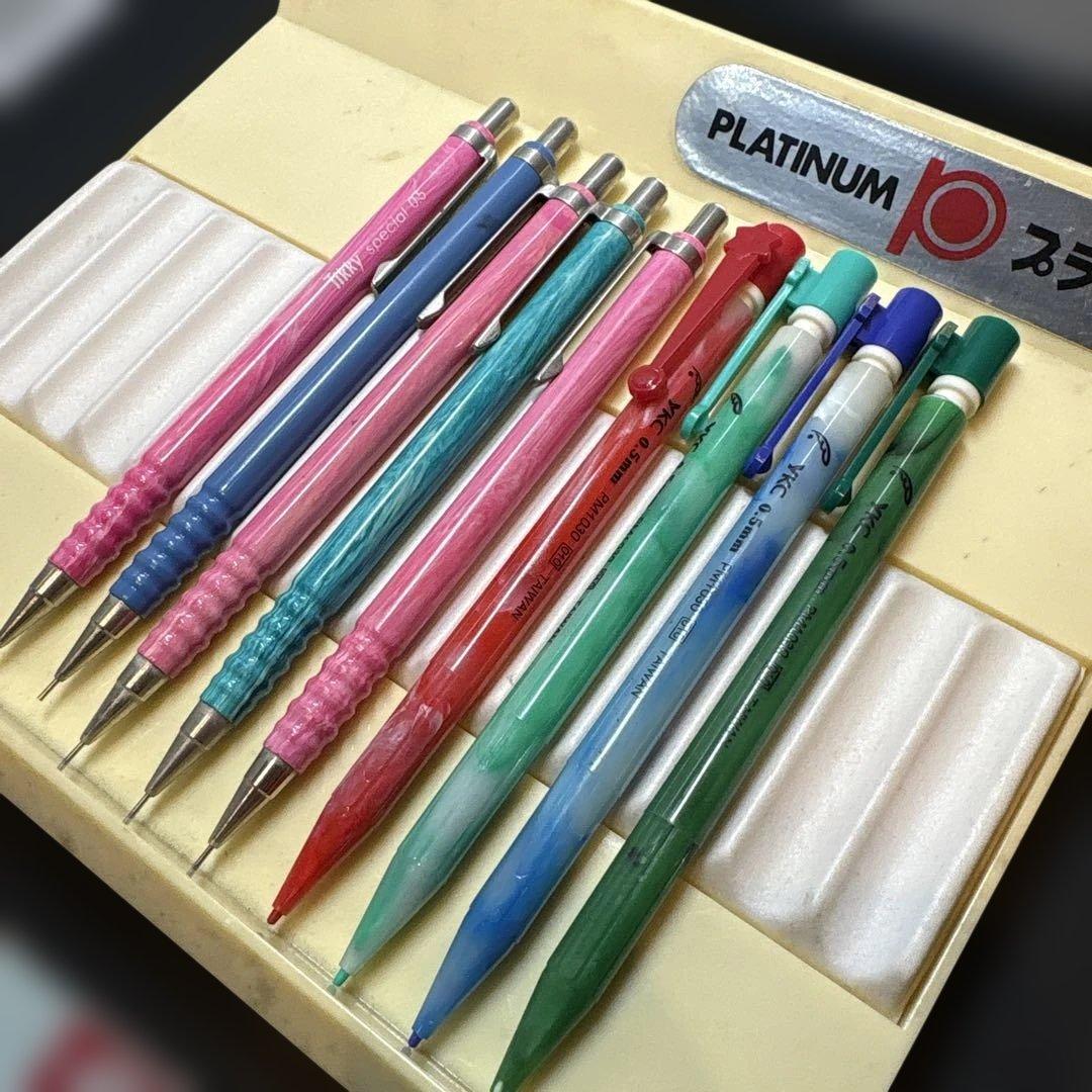 ロットリングtikky special 5本と台湾のマーブル柄４本まとめて