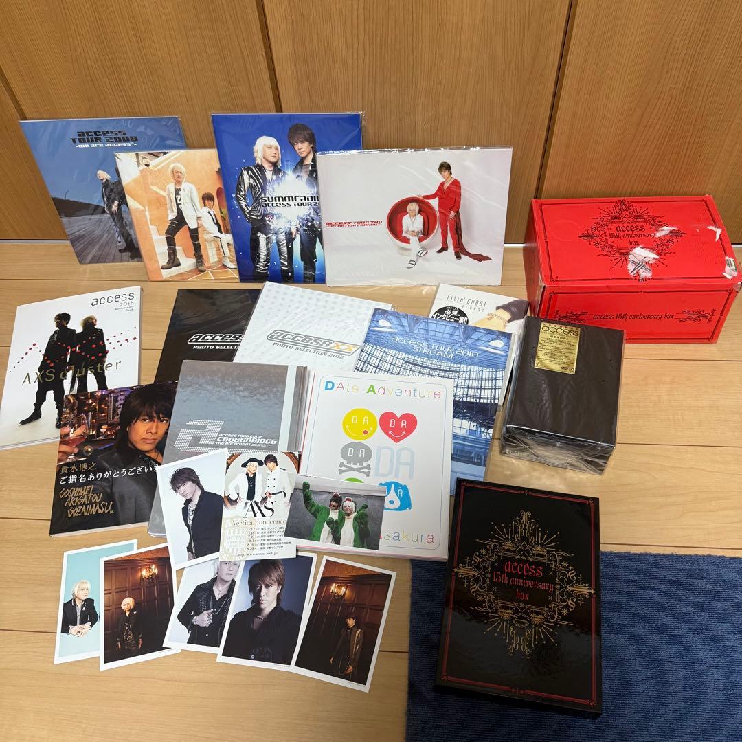 access 15th DVDBOX ツアーパンフレット 書籍 ポストカード