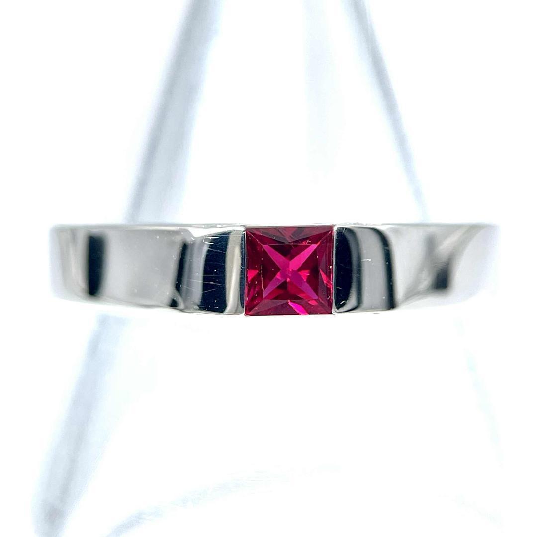 ジェムケリー 新品仕上げ済 ルビー0.3ct ダイヤモンド リング Pt900