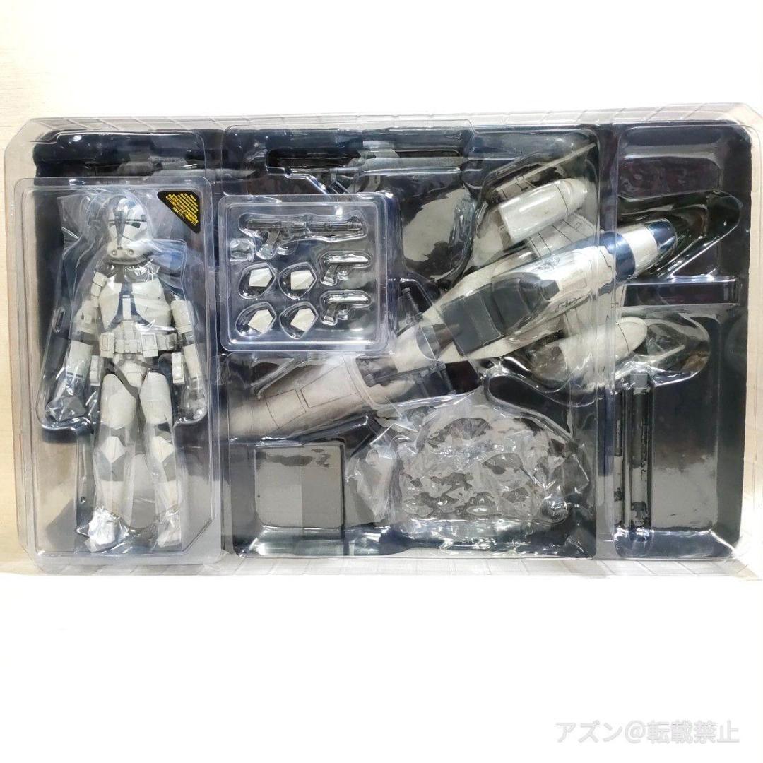 ヘビーウェポン・クローン・トルーパー&BARCスピーダー(サイドカー付き)1/6