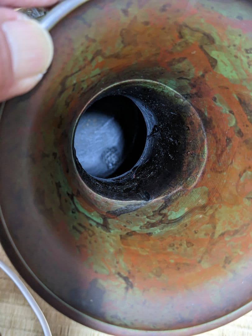 ♦高岡銅器 能作吉秀作 斑銅 鋸歯 鳳凰 饕餮地紋 龍双耳花瓶 花器置物 骨董品