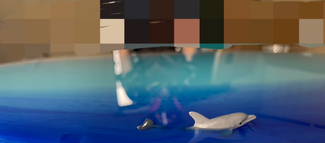 【さち(オーダー品)】海の丸テーブル