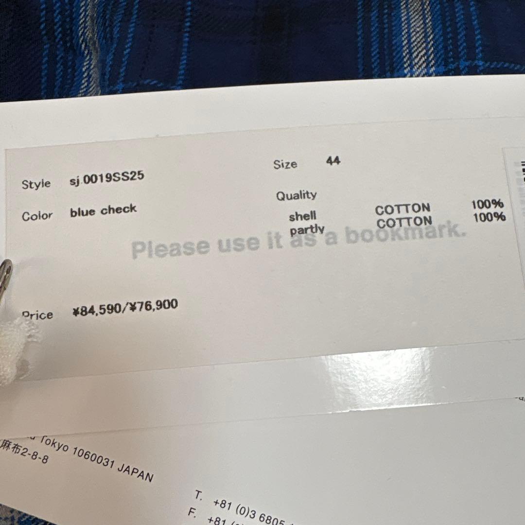 ソロイスト soloist タカヒロ ミヤシタ ブルゾン ネルシャツ ラフ