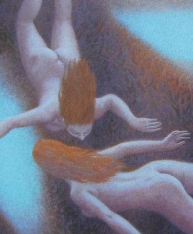 杉山寧、【晶】、希少な画集より、新品高級額装付、状態良好