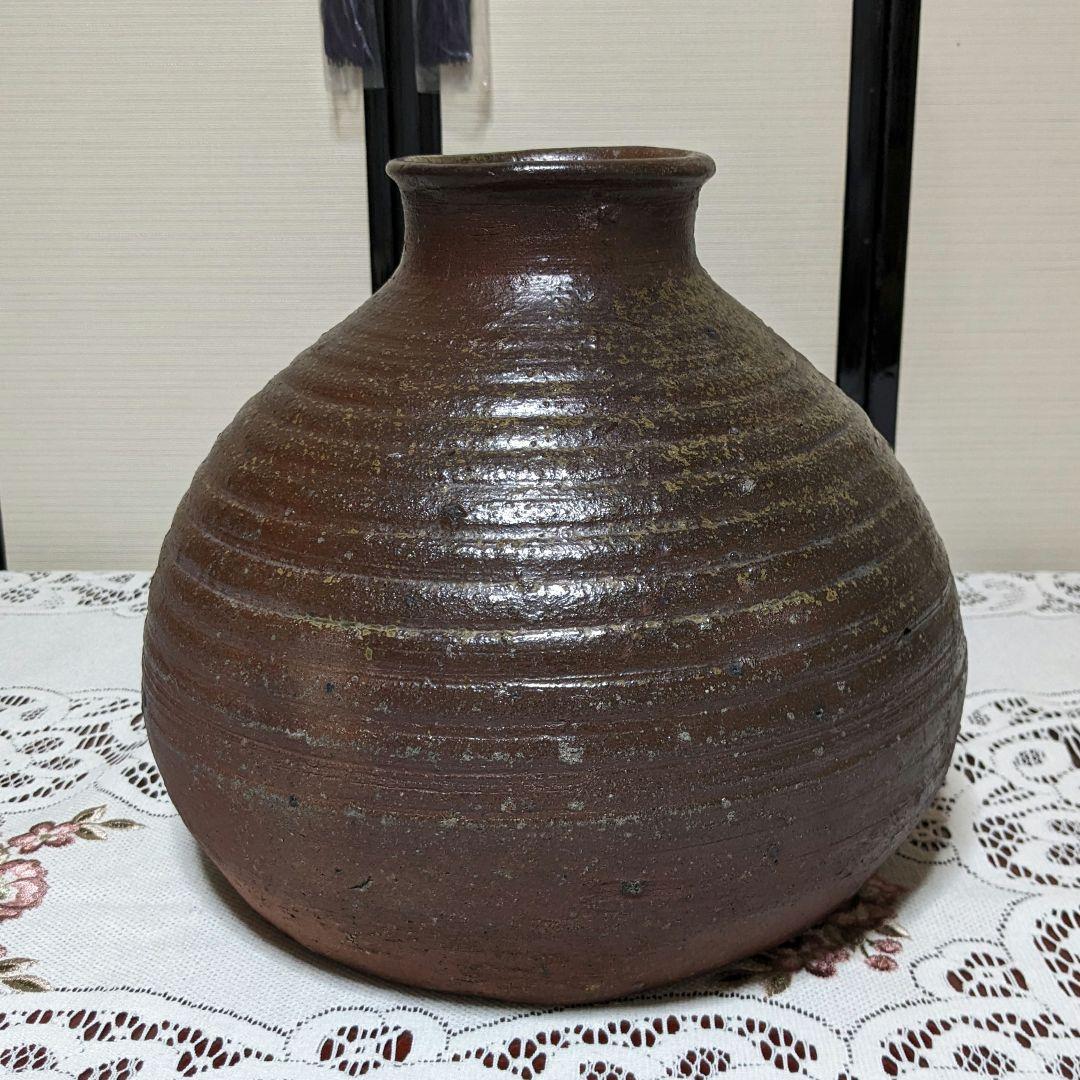 【本物保証】桃山時代 古備前 壷 陶友会鑑定書付き 箱 壺 花器 備前焼 置物