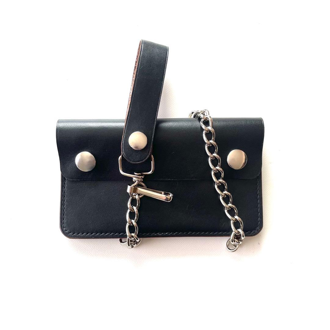 ご注文品　ミドルトラッカーウォレット　ロウ付けチェーン　ヴィンテージタロン