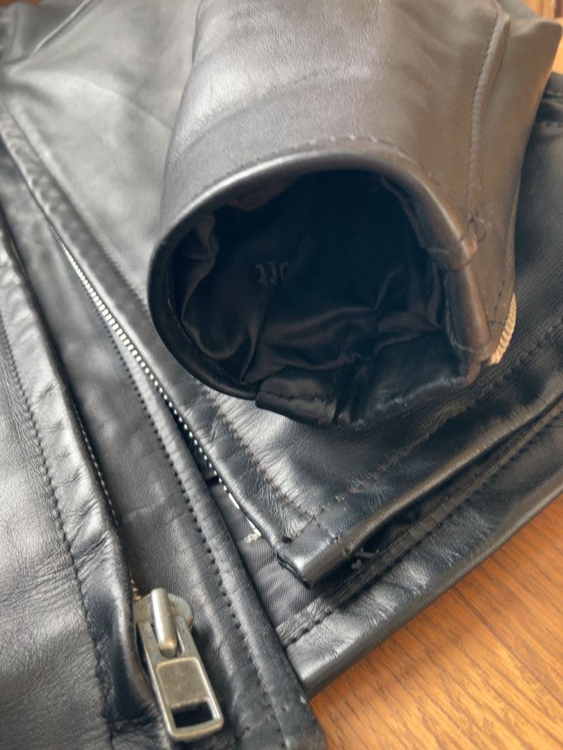 美品　革ジャン　ショット　schott シングル　ライダース　36