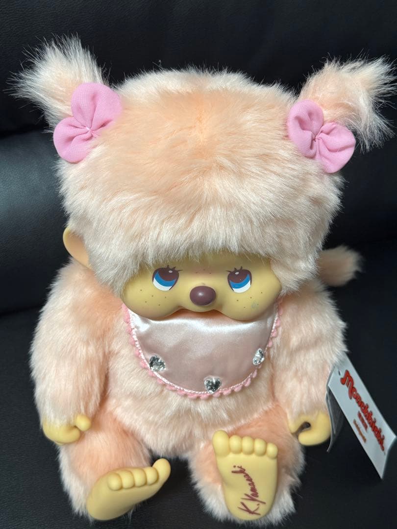 モンチッチぬいぐるみLサイズ女の子ピンクK.yamasaki Limited