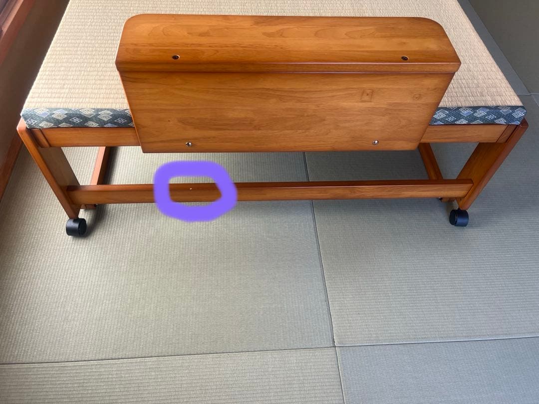 中居木工　畳ベッド　ワイドシングル　ハイタイプ　折りたたみベッド【たのメル便】