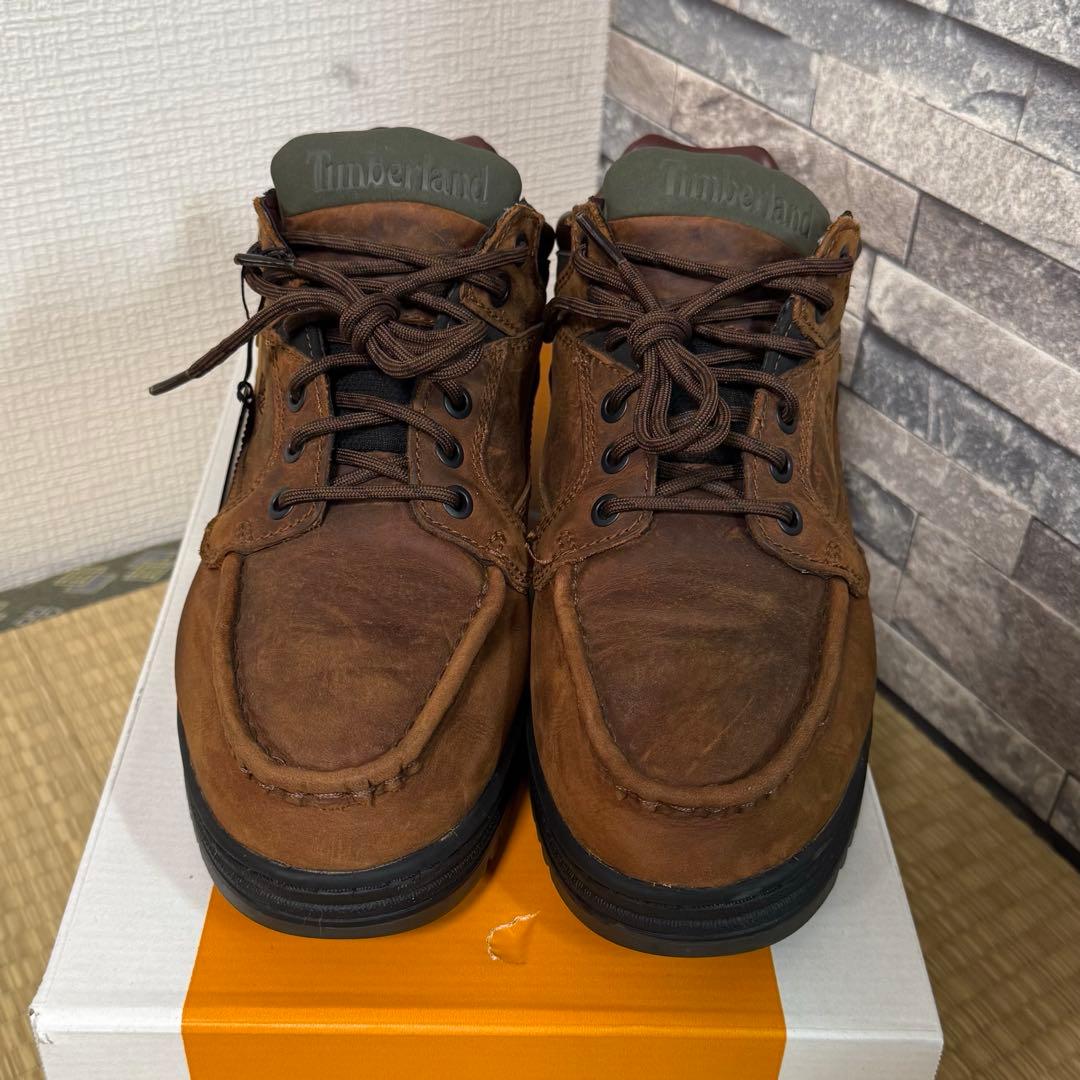 timberland moc toe gtx brown ブラウン