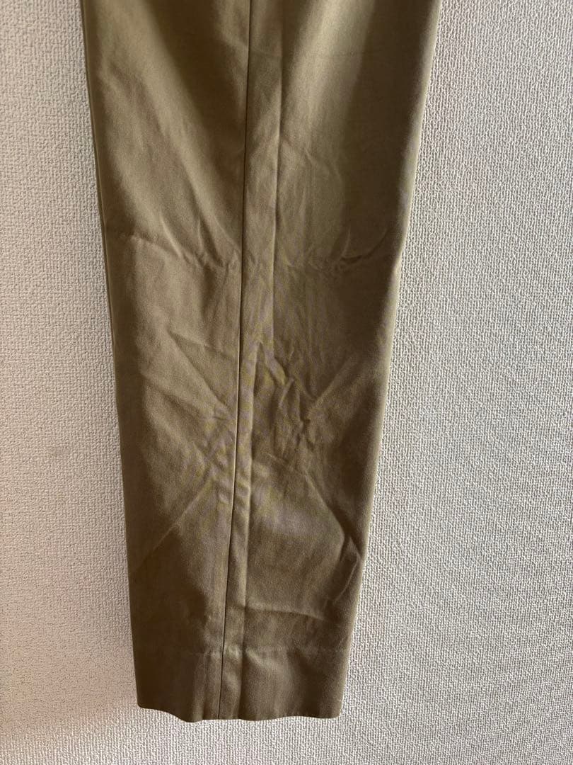 COMOLI コットンギャバウォッシュドパンツ