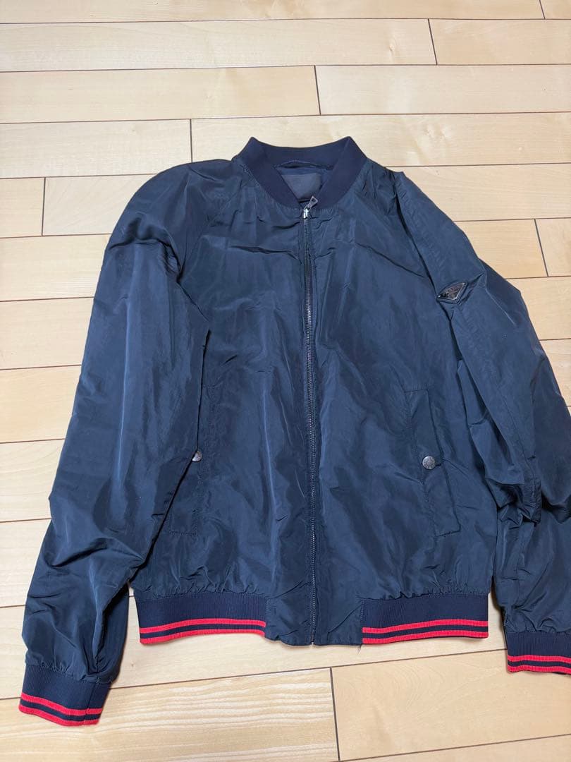 PRADA ネイビー ジップアップジャケット