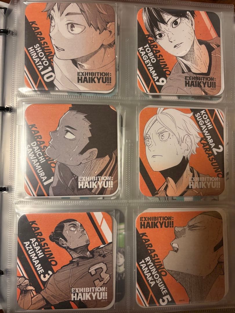 ハイキュー!! ハイキュー展 コースターBOX 第３弾　原画展 特典 48枚