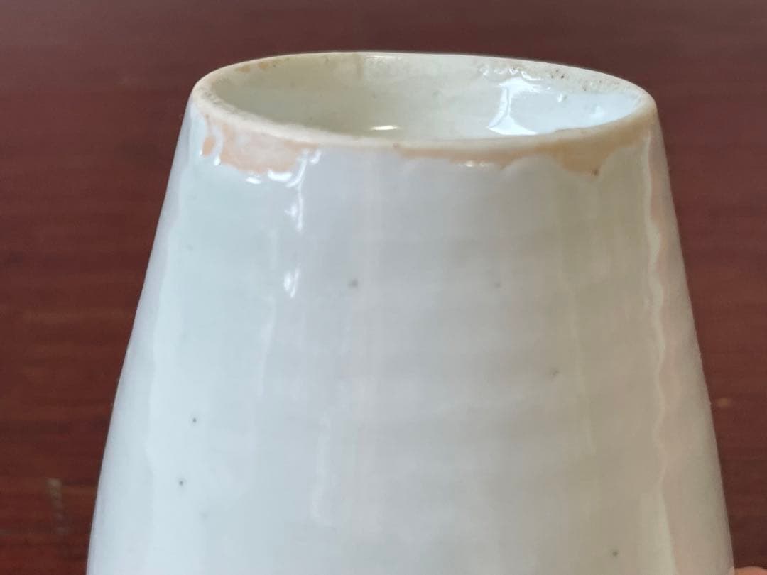 骨董　アンティーク　白磁　蕎麦猪口　小ぶり　古伊万里　カップ　酒器　直し
