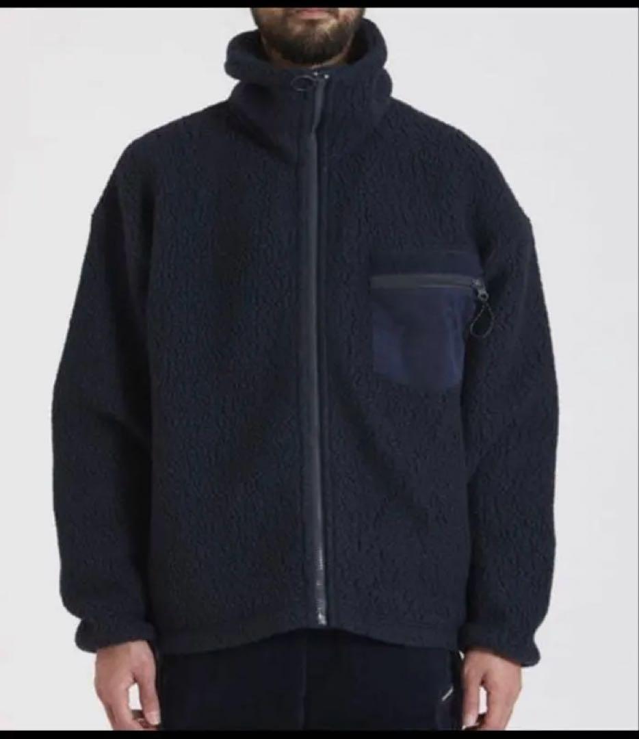 nanamica ナナミカ　フリース　ジャケット　ネイビー