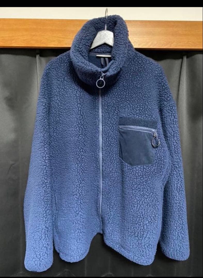 nanamica ナナミカ　フリース　ジャケット　ネイビー