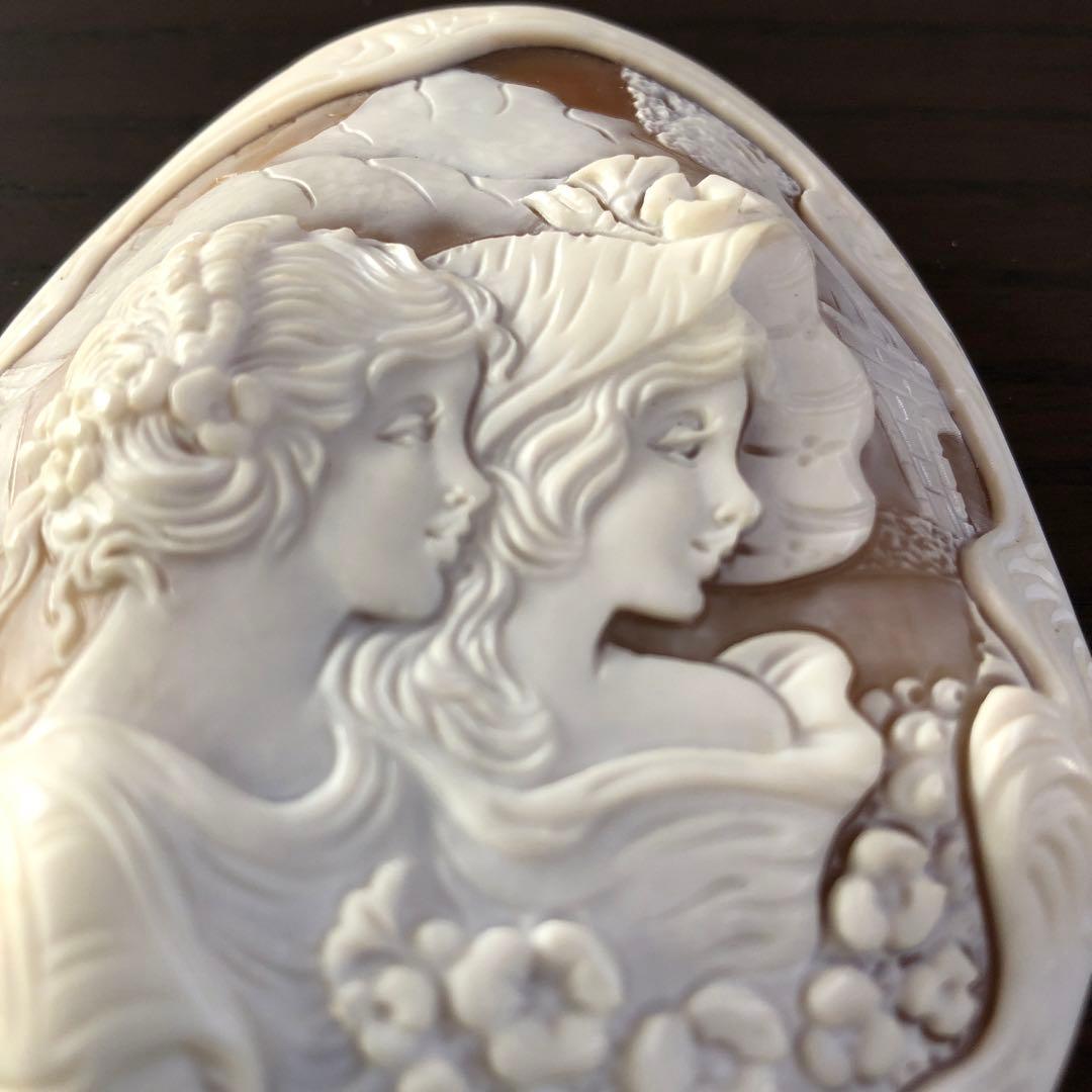 カメオルースブローチ　アンティーク