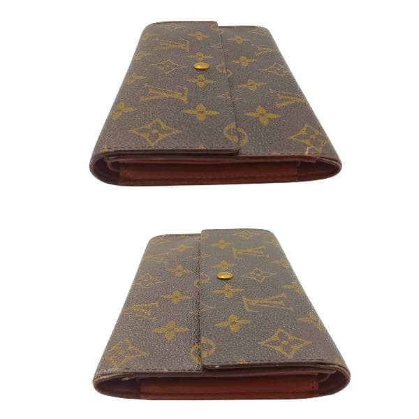 ルイヴィトン モノグラム インターナショナル 三つ折り 長財布　0065
