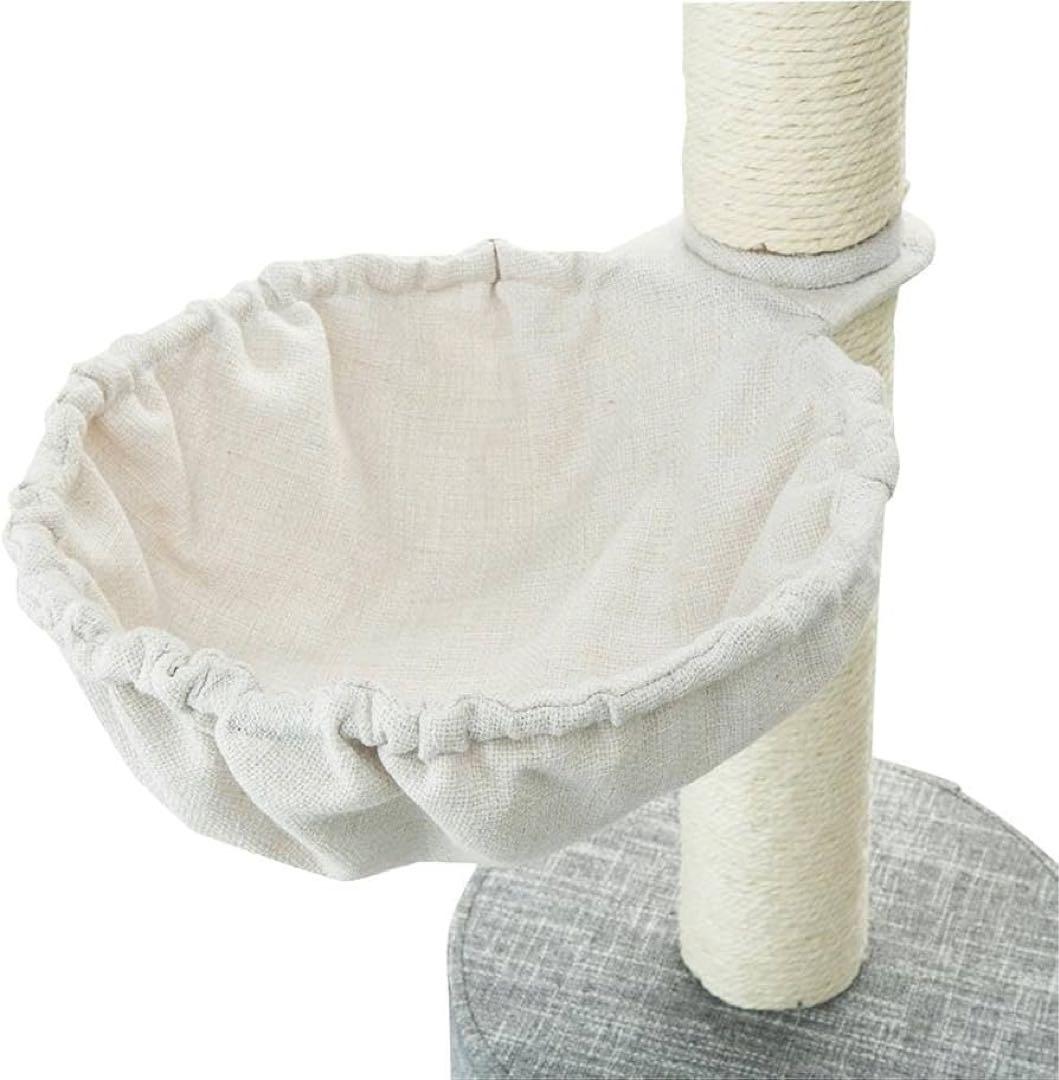 新品未使用 突っ張り型 据え置き型 キャットインテリアタワー